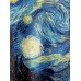 Men's Hawaiian Vintage Van Gogh Starry Night Short Sleeve Shirt