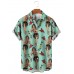 Jerry's Traditional Aloha Hula Girls Hawaiian Pattern Short Sleeve Shirt