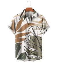 Men's Hawaiian Palms Print Shirt 80141448X