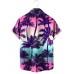 Summer Palms Print Short Sleeve Shirt 49191394X